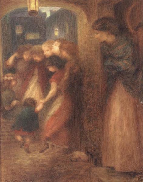 Dante Gabriel Rossetti The Gate Memory oil painting image